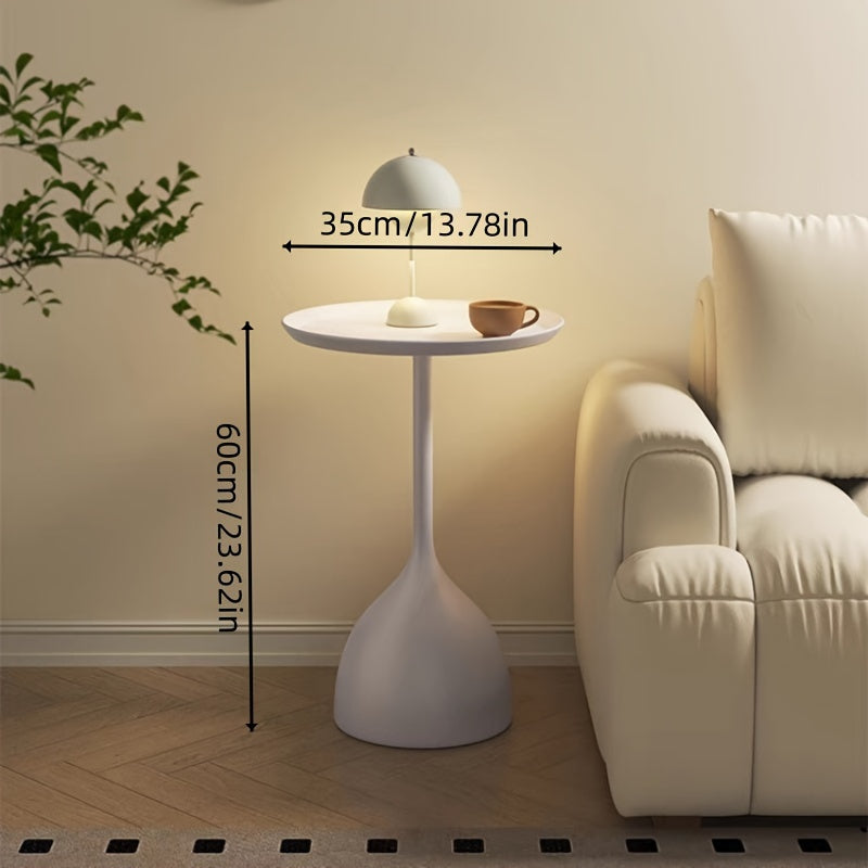 Iron Art Side Table 1pc Modern Nordic Iron Art Side Table - Minimalist Creative End Table for Living Room - Uncharged Iron Construction, No Upholstery