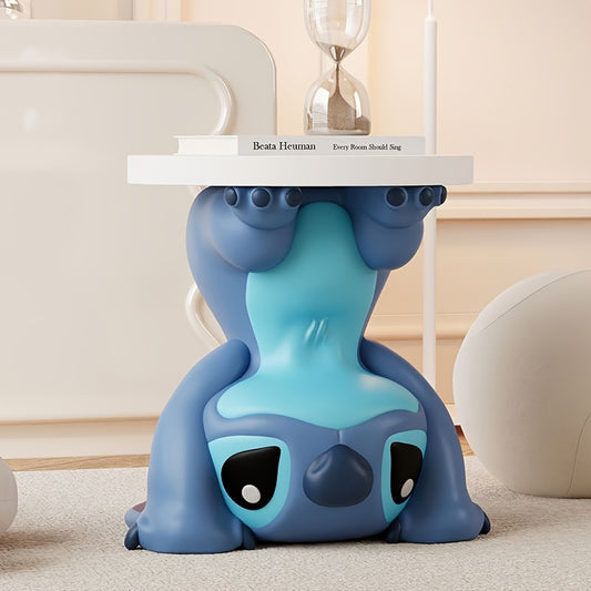 Disney Stitch Table Disney Stitch Table - Adorable Handcrafted End Table with Cute Alien Character Design | Unique Coffee Table for Anime & Cartoon Fans | Durable,