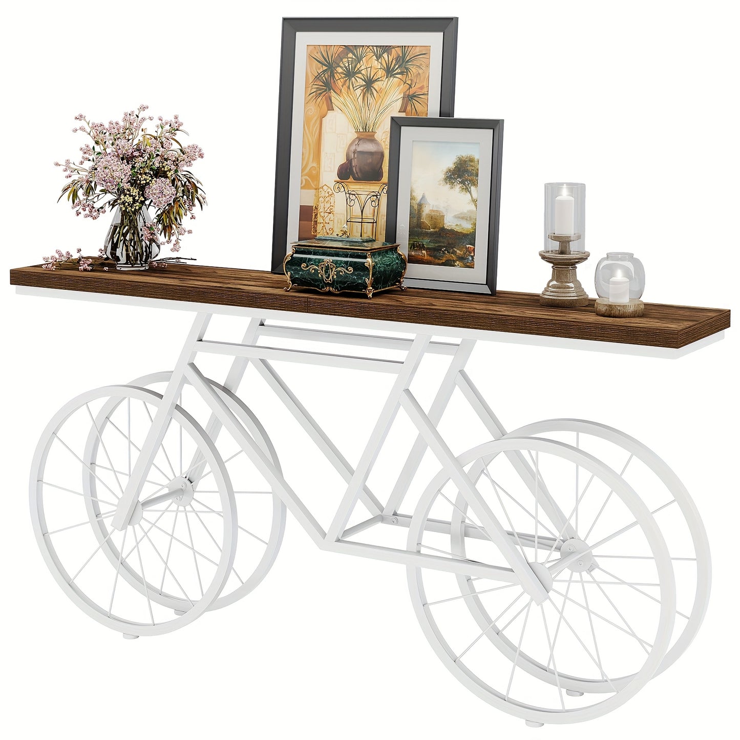 Retro Bicycle Console Table