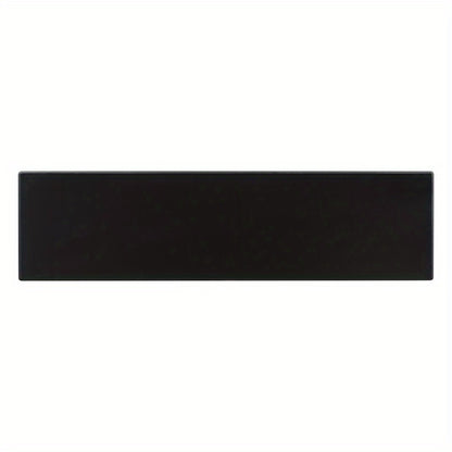 U_STYLE Modern Minimalist Entryway Table - No Assembly Needed Console Table with, Matte Black Finish, Non-Wood Construction for Living Room, Hallway,