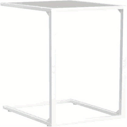 Sofa side table, C shape sofa snack table, bedroom bedside table, sofa coffee table table, can slide into the sofa below, suitable for living room, bedroom