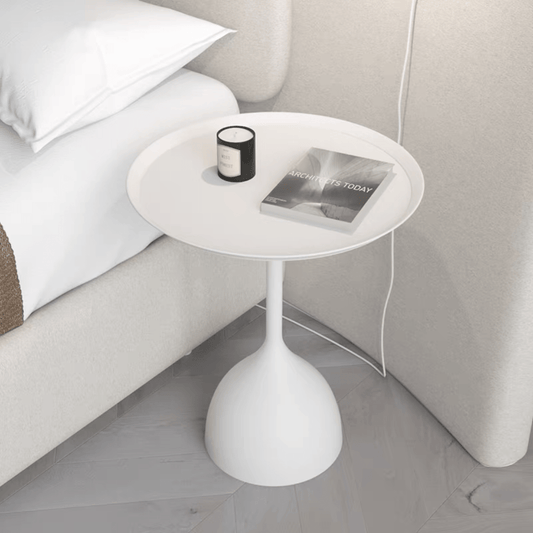 Iron Art Side Table 1pc Modern Nordic Iron Art Side Table - Minimalist Creative End Table for Living Room - Uncharged Iron Construction, No Upholstery