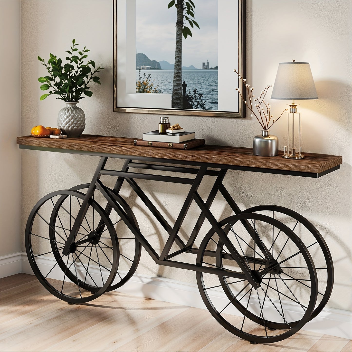 Retro Bicycle Console Table