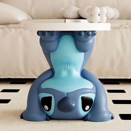 Disney Stitch Table Disney Stitch Table - Adorable Handcrafted End Table with Cute Alien Character Design | Unique Coffee Table for Anime & Cartoon Fans | Durable,