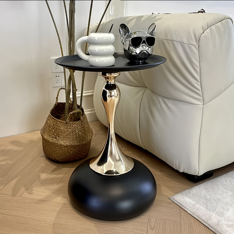 This Is a Special Gift That Can Be Given to Family And Friends. Handmade White Round Table Coffee Table, Creative Side Cabinet, Living Room Sofa Side Table,