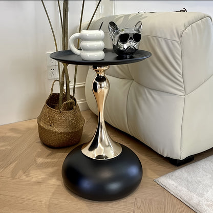 This Is a Special Gift That Can Be Given to Family And Friends. Handmade White Round Table Coffee Table, Creative Side Cabinet, Living Room Sofa Side Table,