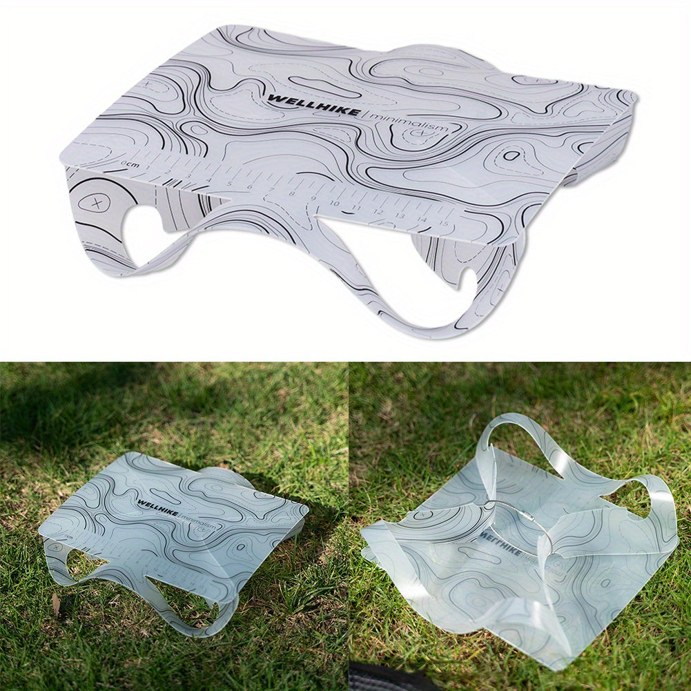 68G Heavy-Duty Folding Camping Table & Cutting Board - Portable Outdoor Table with Non-Slip, Orange\u002F,