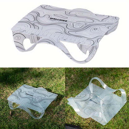68G Heavy-Duty Folding Camping Table & Cutting Board - Portable Outdoor Table with Non-Slip, Orange\u002F,