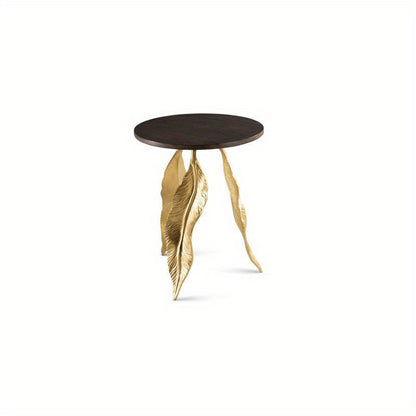 Specialty coffee table, side table, tea table, unique leaf-shaped feet, home decoration, unique shape but versatile, suitable for living room, bedroom, lounge, etc.
