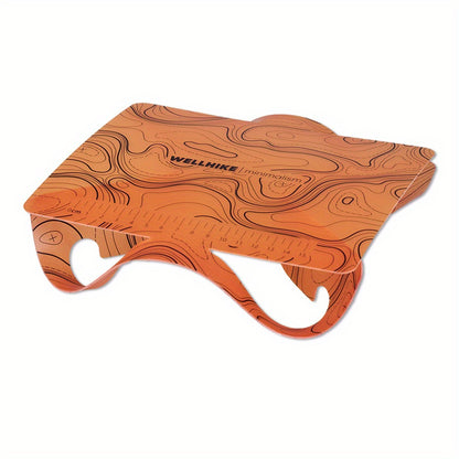 68G Heavy-Duty Folding Camping Table & Cutting Board - Portable Outdoor Table with Non-Slip, Orange\u002F,