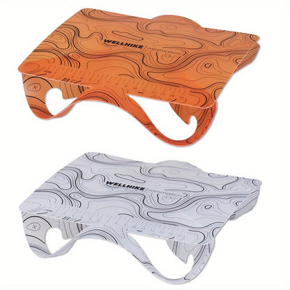 68G Heavy-Duty Folding Camping Table & Cutting Board - Portable Outdoor Table with Non-Slip, Orange\u002F,