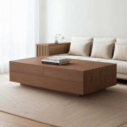 Mid-Century Modern Farmhouse Expandable Coffee Table - Adjustable 47, 2-81, 8\