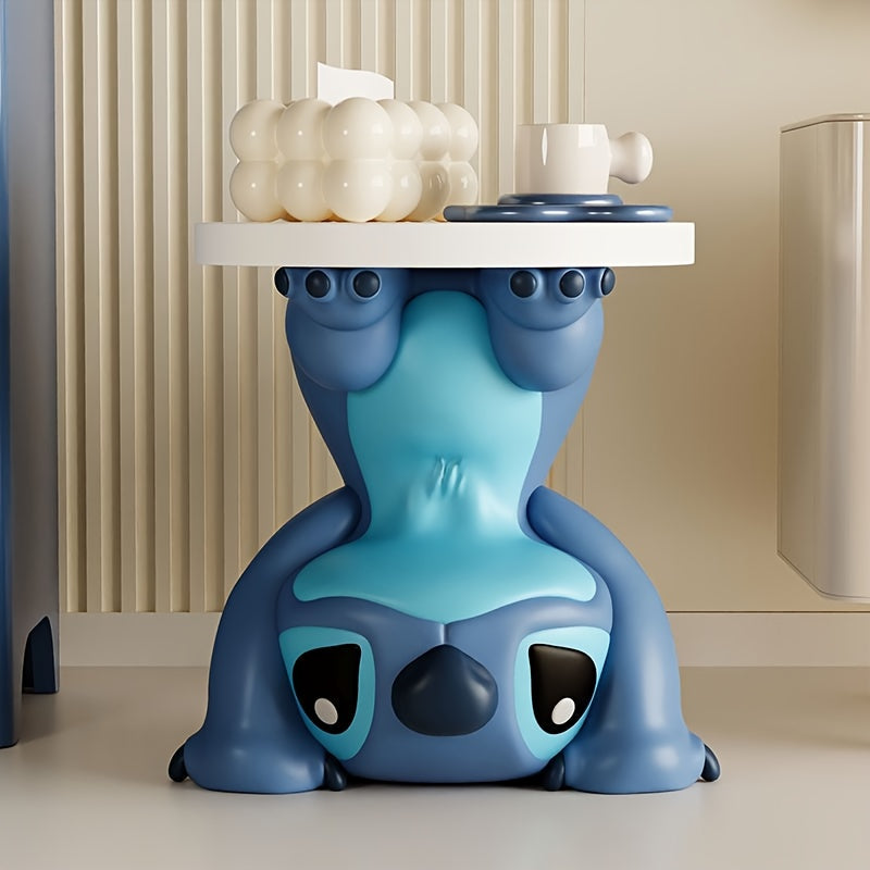 Disney Stitch Table Disney Stitch Table - Adorable Handcrafted End Table with Cute Alien Character Design | Unique Coffee Table for Anime & Cartoon Fans | Durable,