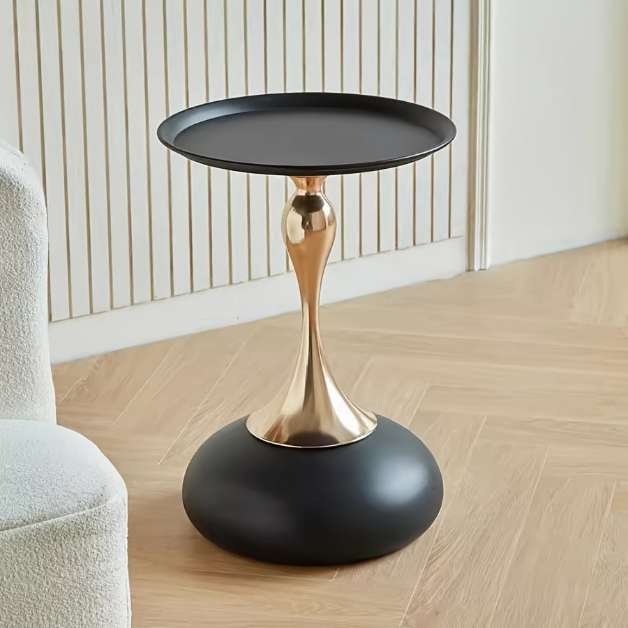 This Is a Special Gift That Can Be Given to Family And Friends. Handmade White Round Table Coffee Table, Creative Side Cabinet, Living Room Sofa Side Table,