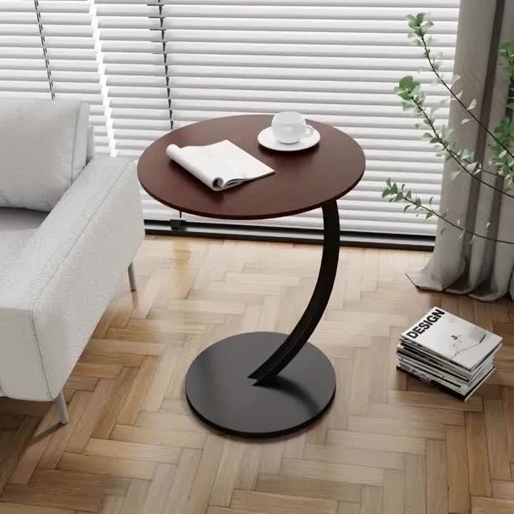 Compact Walnut-shaped RV Table With A Sturdy Metal Frame - Modern And Lightweight RV Table Suitable For RVs, Versatile Home Decor,