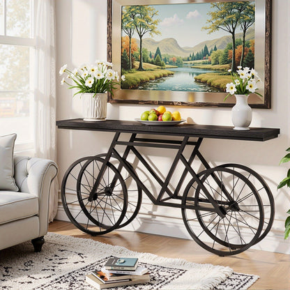 Retro Bicycle Console Table