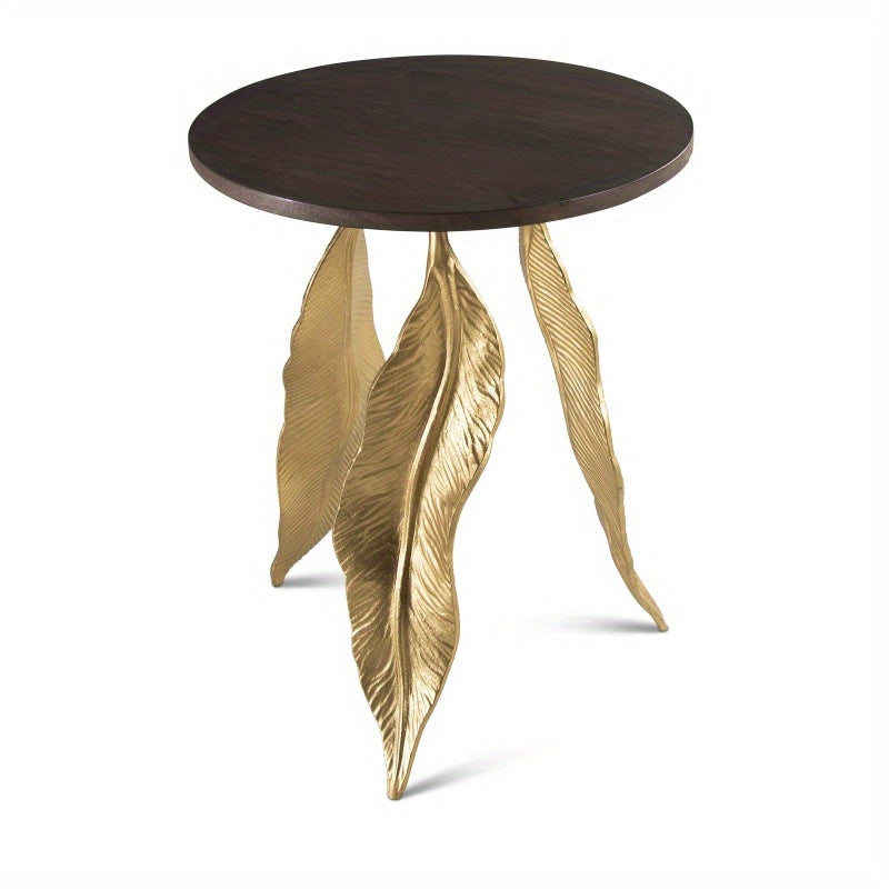 Specialty coffee table, side table, tea table, unique leaf-shaped feet, home decoration, unique shape but versatile, suitable for living room, bedroom, lounge, etc.
