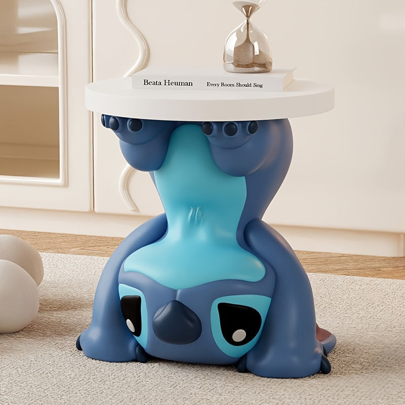 Disney Stitch Table Disney Stitch Table - Adorable Handcrafted End Table with Cute Alien Character Design | Unique Coffee Table for Anime & Cartoon Fans | Durable,