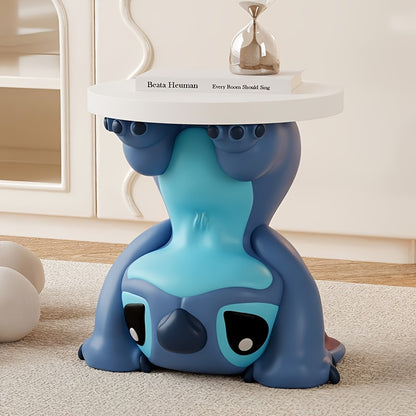 Disney Stitch Table Disney Stitch Table - Adorable Handcrafted End Table with Cute Alien Character Design | Unique Coffee Table for Anime & Cartoon Fans | Durable,
